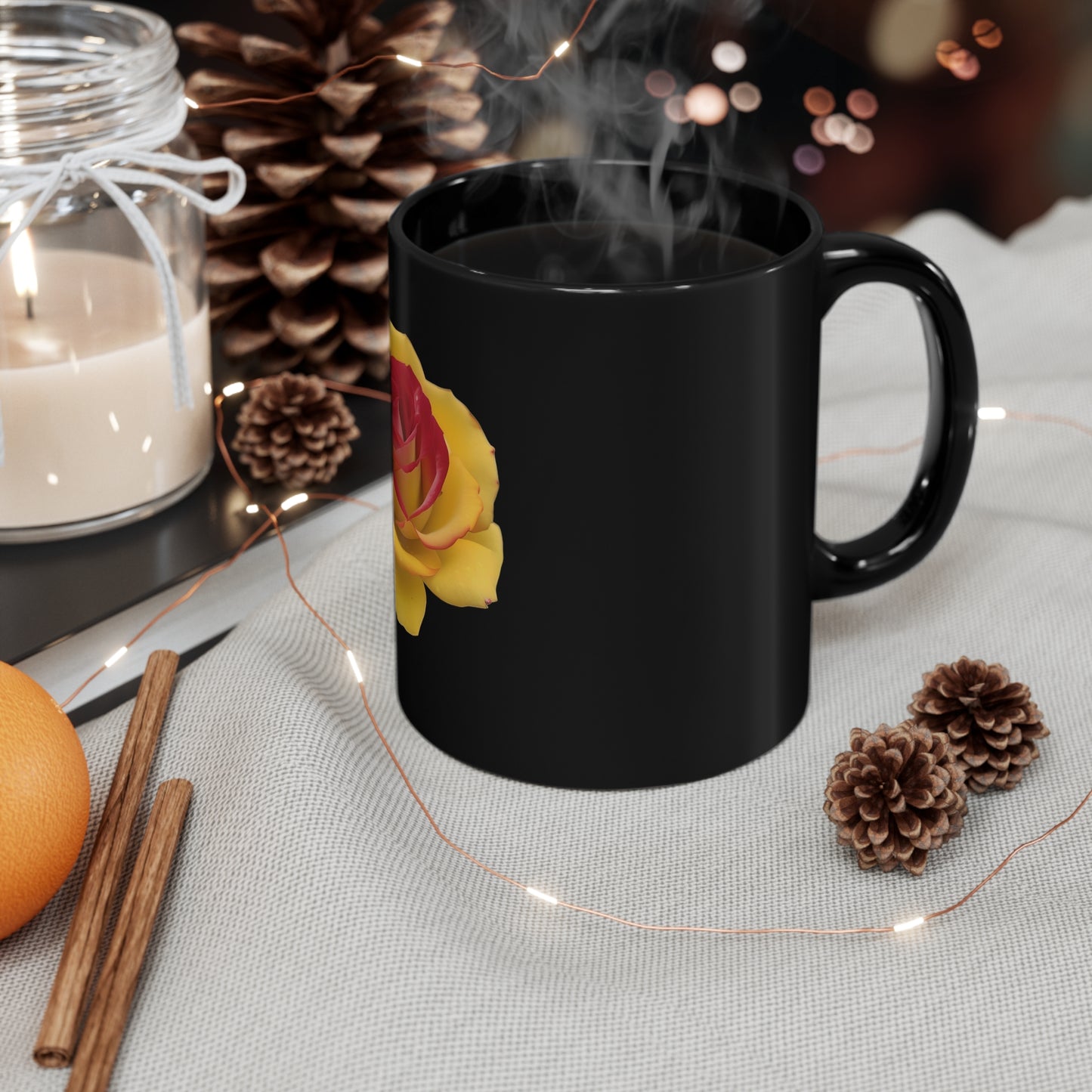 "Love our Friendship" 11oz Black Mug