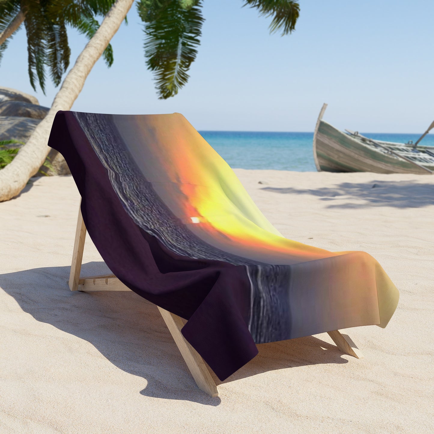 Ojai Sunset Beach Towel