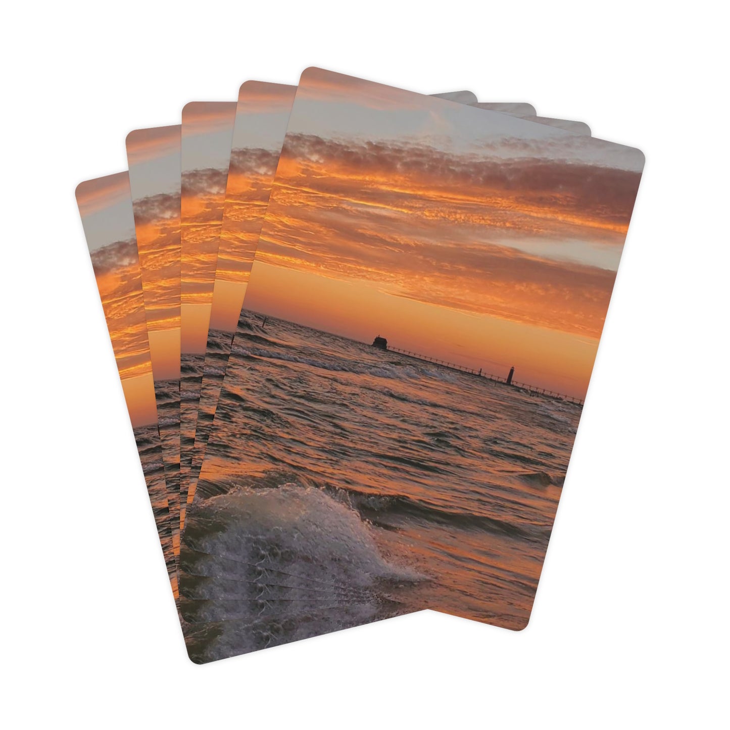 GH Sunset Poker Cards