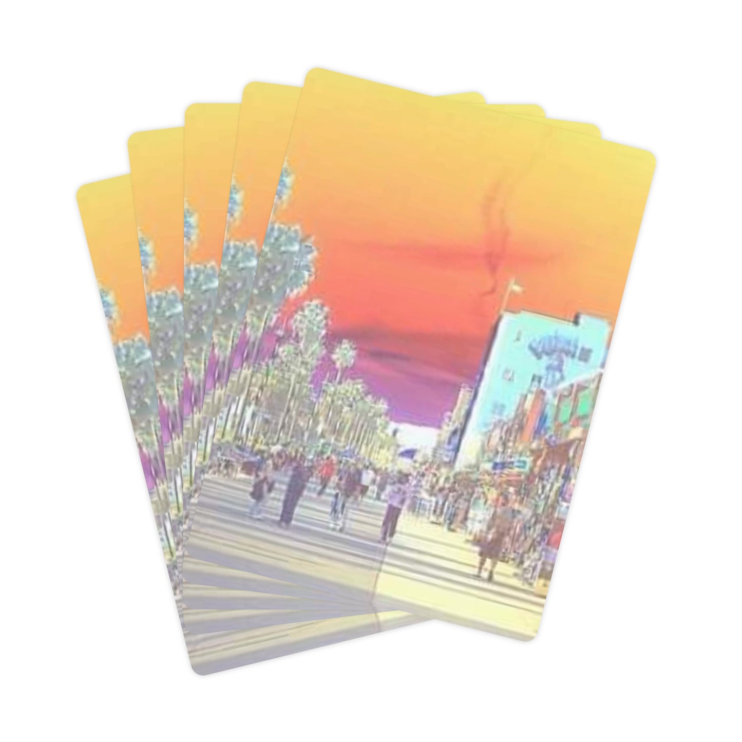 Vibrant Venice Poker Cards